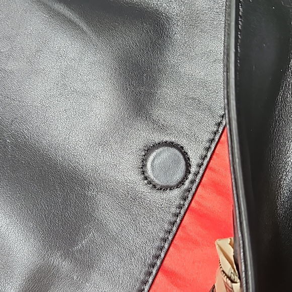 Milly black leather expandable  tote - Picture 10 of 15